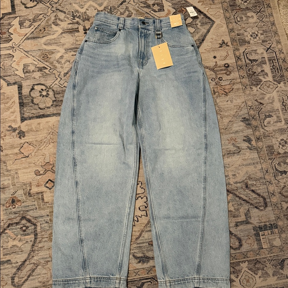 GAP x BEIS Women’s Relaxed Denim Jeans in Light Blue